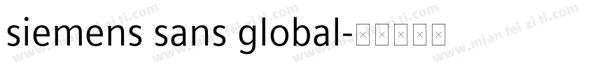 siemens sans global字体转换